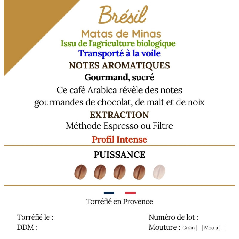 Café Brésil, Matas de Minas - Brume de Café
