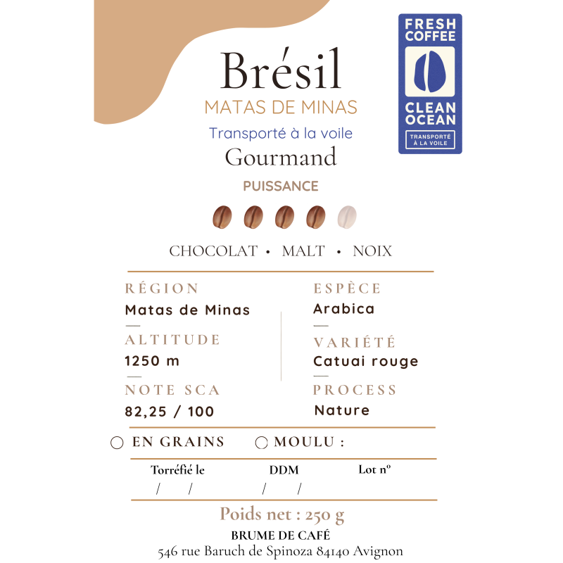 Café Brésil, Matas de Minas - Brume de Café