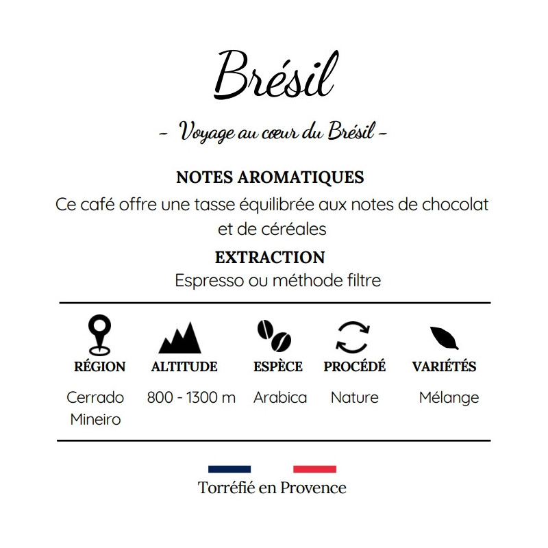 Café Brésil, Cerrado - Brume de café